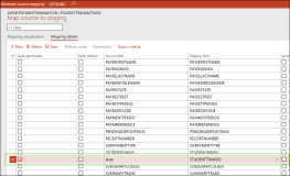 The Generate source mapping page